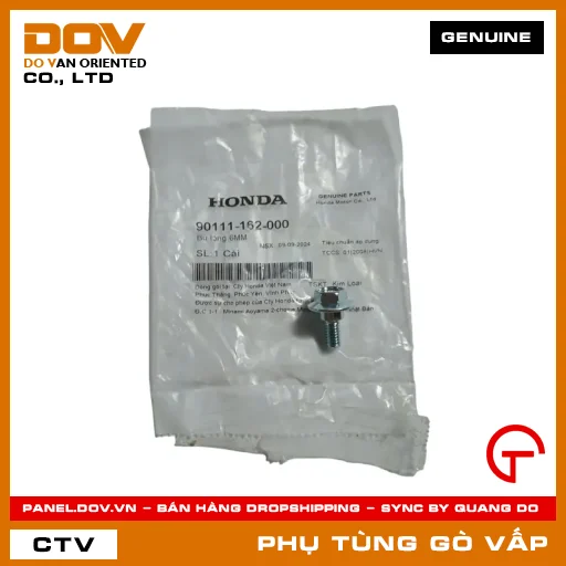 BU LÔNG 6MM MÃ PHỤ TÙNG 90111162000 — 90111162000