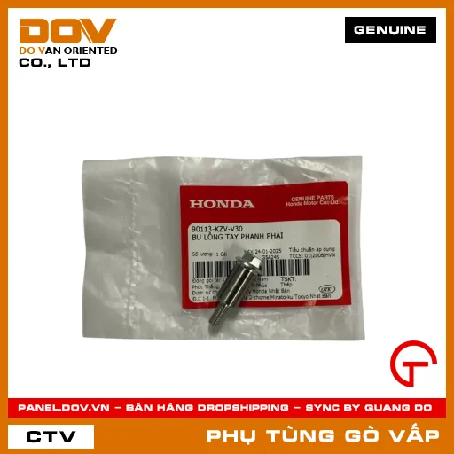 BU LÔNG TAY PHANH PHẢI MÃ PHỤ TÙNG 90113KZVV30 — 90113KZVV30