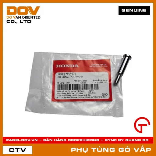 BU LÔNG TAY PHANH MÃ PHỤ TÙNG 90114MA5671 — 90114MA5671