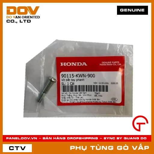 VÍT BẮT TAY PHANH MÃ PHỤ TÙNG 90115KWN900 — 90115KWN900