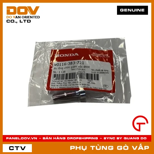 BU LÔNG CHÌM PHUỘC - THỤT 8MM MÃ PHỤ TÙNG 90116383721 — 90116383721