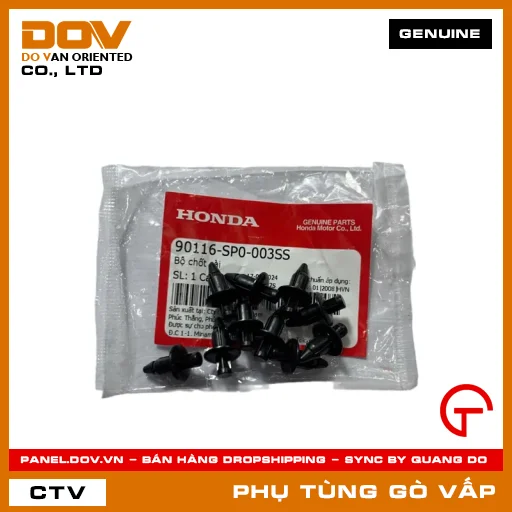 BỘ CHỐT CÀI MÃ PHỤ TÙNG 90116SP0003SS — 90116SP0003SS