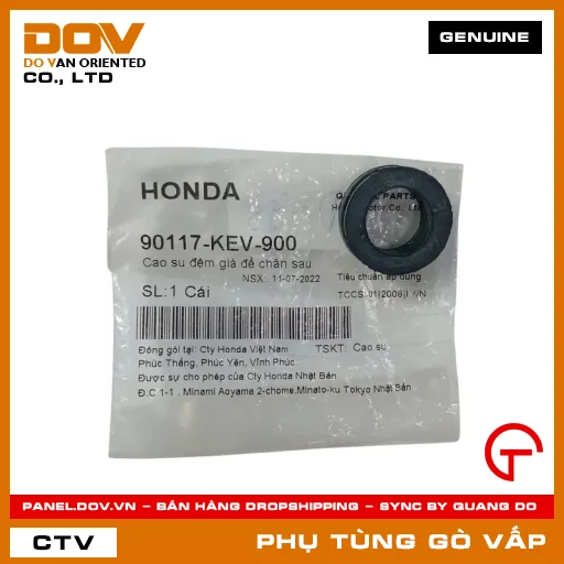 CAO SU ĐỆM GIÁ ĐỂ CHÂN SAU MÃ PHỤ TÙNG 90117KEV900 — 90117KEV900