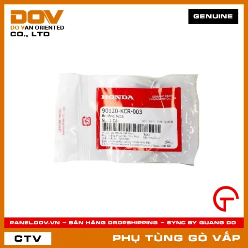 BU-LÔNG CÓ VÒNG ĐỆM 6X16 MÃ PHỤ TÙNG 90120KCR003 — 90120KCR003