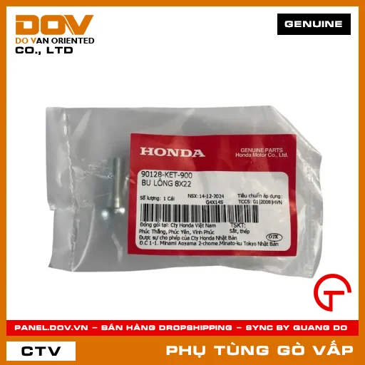BU LÔNG 8X22 MÃ PHỤ TÙNG 90128KET900 — 90128KET900
