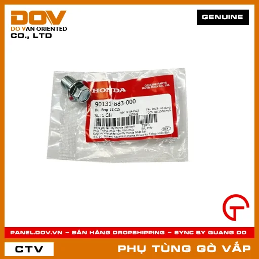 BU LÔNG 12X15 MÃ PHỤ TÙNG 90131883000 — 90131883000