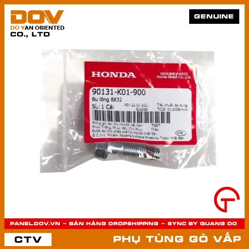 BU LÔNG 8X32 MÃ PHỤ TÙNG 90131K01900 — 90131K01900