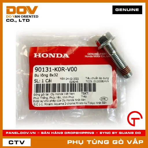 BU LÔNG 8X32 MÃ PHỤ TÙNG 90131K0RV00 — 90131K0RV00