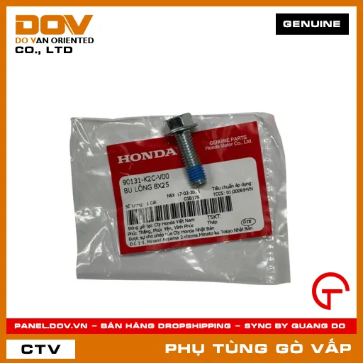 BU LÔNG 8X25 MÃ PHỤ TÙNG 90131K2CV00 — 90131K2CV00