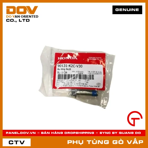 BU LÔNG 8X28 MÃ PHỤ TÙNG 90131K2CV30 — 90131K2CV30