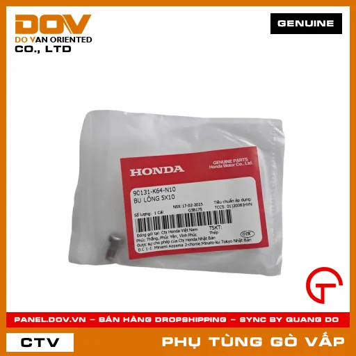 BU LÔNG 5X10 MÃ PHỤ TÙNG 90131K64N10 — 90131K64N10