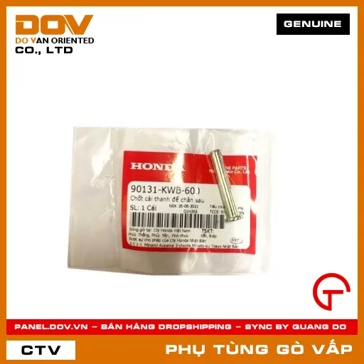 CHỐT CÀI THANH ĐỂ CHÂN SAU MÃ PHỤ TÙNG 90131KWB600 — 90131KWB600