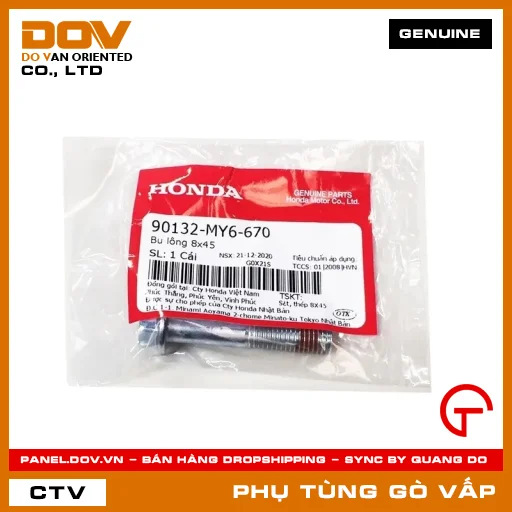 BU LÔNG 8X45 MÃ PHỤ TÙNG 90132MY6670 — 90132MY6670