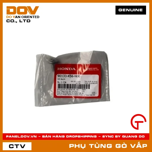 VÍT 6X14 MÃ PHỤ TÙNG 90133K56N00 — 90133K56N00