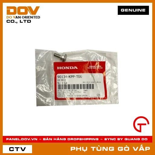 VÍT 5X14 MÃ PHỤ TÙNG 90134KPPT00 — 90134KPPT00