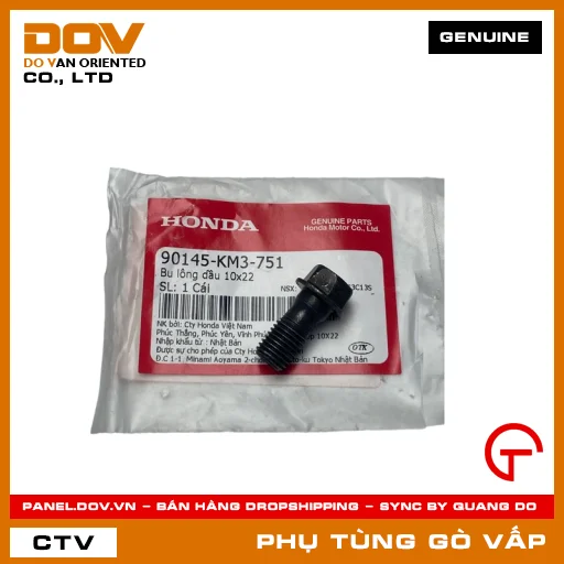 BU LÔNG DẦU 10X22 MÃ PHỤ TÙNG 90145KM3751 — 90145KM3751