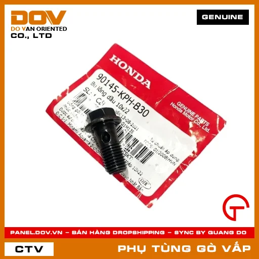 BU LÔNG DẦU 10X22 MÃ PHỤ TÙNG 90145KPHB30 — 90145KPHB30
