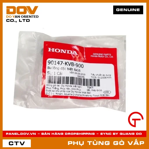 BU LÔNG ĐẶC BIỆT 6X16 MÃ PHỤ TÙNG 90147KVB900 — 90147KVB900