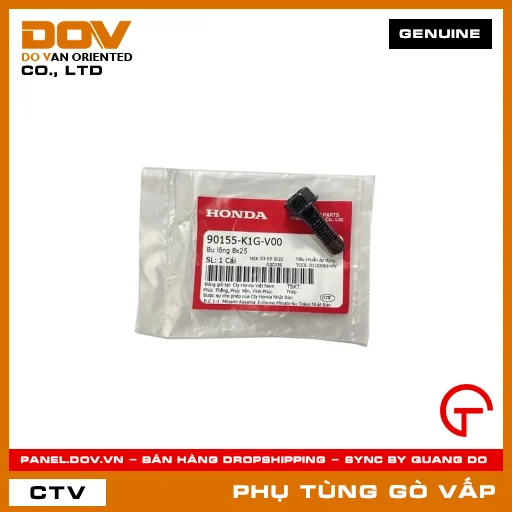 BU LÔNG 8X25 MÃ PHỤ TÙNG 90155K1GV00 — 90155K1GV00