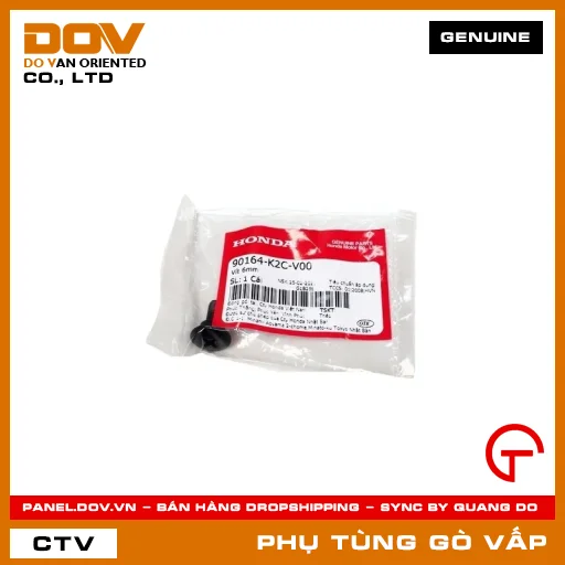 VÍT 6MM MÃ PHỤ TÙNG 90164K2CV00 — 90164K2CV00