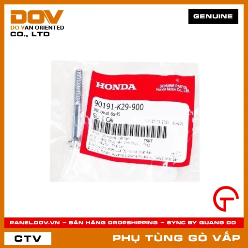 VÍT 6X45 MÃ PHỤ TÙNG 90191K29900 — 90191K29900