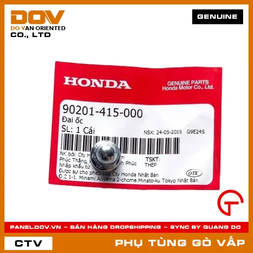 ĐAI ỐC MÃ PHỤ TÙNG 90201415000 — 90201415000