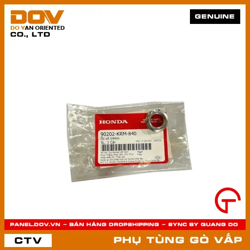 ĐAI ỐC 14MM MÃ PHỤ TÙNG 90202KRM840 — 90202KRM840