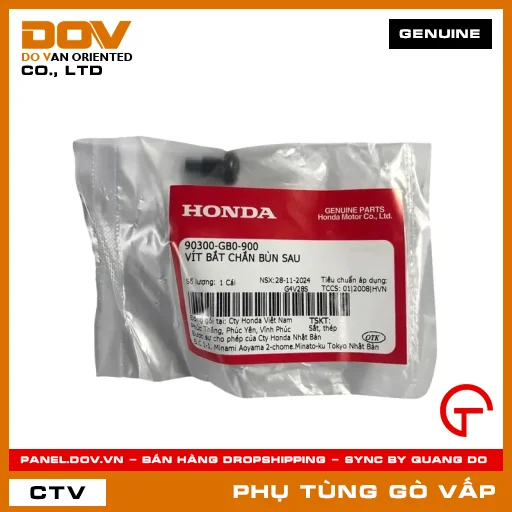 VÍT BẮT CHẮN BÙN SAU MÃ PHỤ TÙNG 90300GB0900 — 90300GB0900