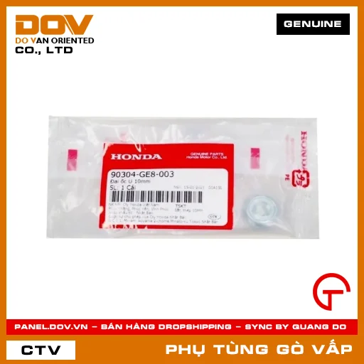 ĐAI ỐC U 10MM MÃ PHỤ TÙNG 90304GE8003 — 90304GE8003