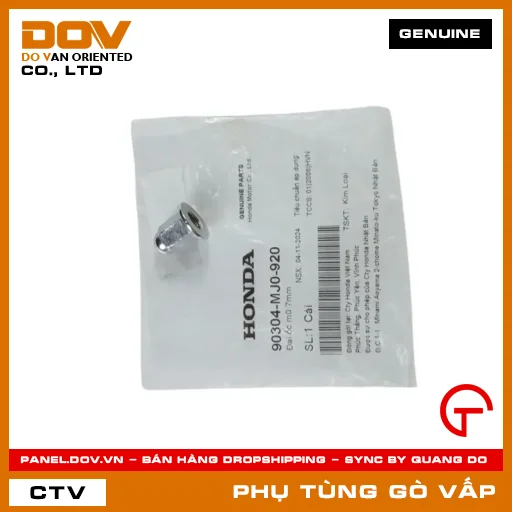 ĐAI ỐC MŨ 7MM MÃ PHỤ TÙNG 90304MJ0920 — 90304MJ0920