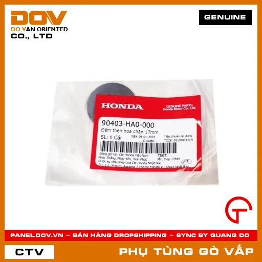 ĐỆM THEN HOA CHẶN 17MM MÃ PHỤ TÙNG 90403HA0000 — 90403HA0000