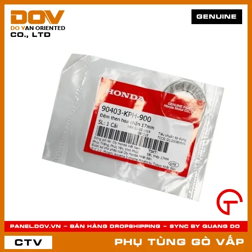 ĐỆM THEN HOA CHẶN 17MM MÃ PHỤ TÙNG 90403KPH900 — 90403KPH900