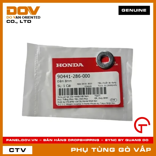 ĐỆM 8MM MÃ PHỤ TÙNG 90441286000 — 90441286000