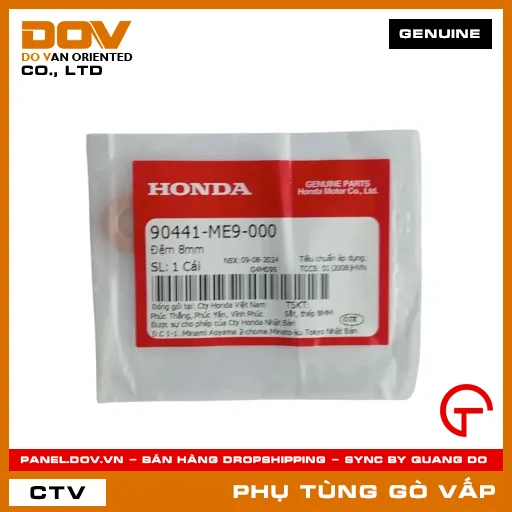 ĐỆM 8MM MÃ PHỤ TÙNG 90441ME9000 — 90441ME9000