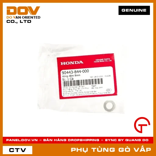 VÒNG ĐỆM 8MM MÃ PHỤ TÙNG 90443844000 — 90443844000