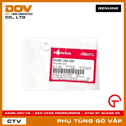 VÒNG ĐỆM 6MM MÃ PHỤ TÙNG 90485286000 — 90485286000