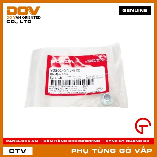 BẠC ĐỆM 8.5X7 MÃ PHỤ TÙNG 90501GN5830 — 90501GN5830