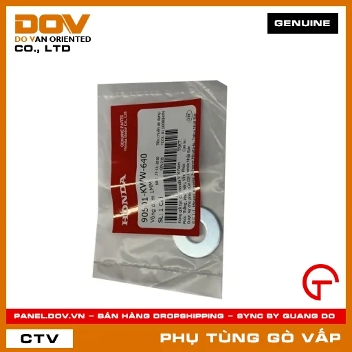 VÒNG ĐỆM 1MM MÃ PHỤ TÙNG 90501KWW640 — 90501KWW640