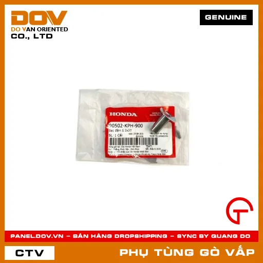 BẠC ĐỆM 6.2X20 MÃ PHỤ TÙNG 90502KPH900 — 90502KPH900