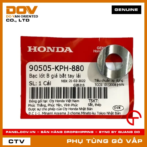 BẠC LÓT B GIÁ BẮT TAY LÁI MÃ PHỤ TÙNG 90505KPH880 — 90505KPH880