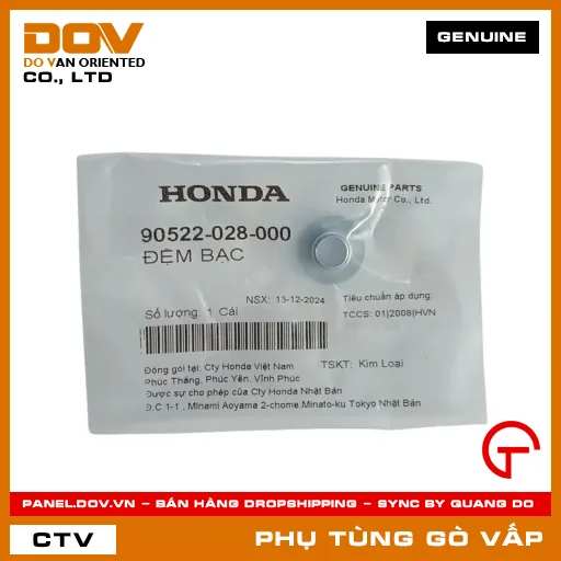 ĐỆM BẠC MÃ PHỤ TÙNG 90522028000 — 90522028000