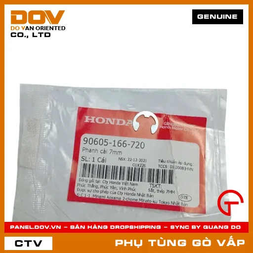 PHANH CÀI 7MM MÃ PHỤ TÙNG 90605166720 — 90605166720