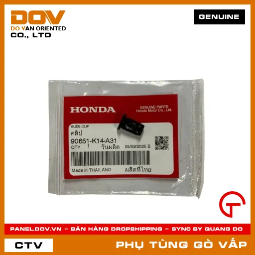 CHỐT TRƯỢT MÃ PHỤ TÙNG 90651K14A31 — 90651K14A31