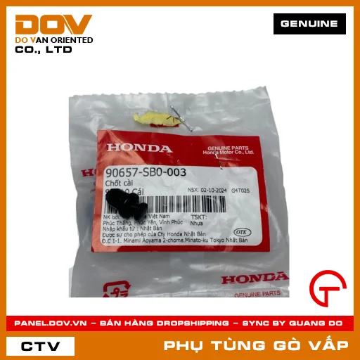 CHỐT CÀI MÃ PHỤ TÙNG 90657SB0003 — 90657SB0003