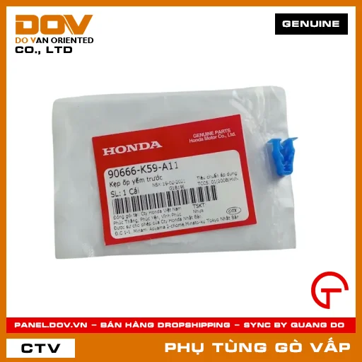 KẸP ỐP YẾM TRƯỚC MÃ PHỤ TÙNG 90666K59A11 — 90666K59A11