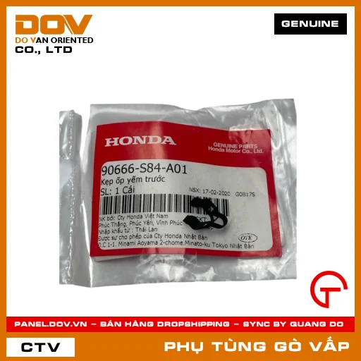 KẸP ỐP YẾM TRƯỚC MÃ PHỤ TÙNG 90666S84A01 — 90666S84A01