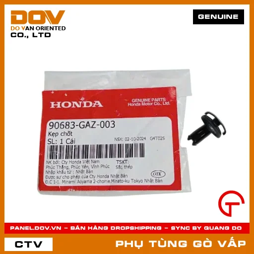 KẸP CHỐT MÃ PHỤ TÙNG 90683GAZ003 — 90683GAZ003