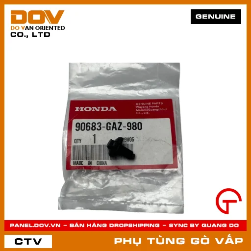 VÍT NHỰA NỞ MÃ PHỤ TÙNG 90683GAZ980 — 90683GAZ980