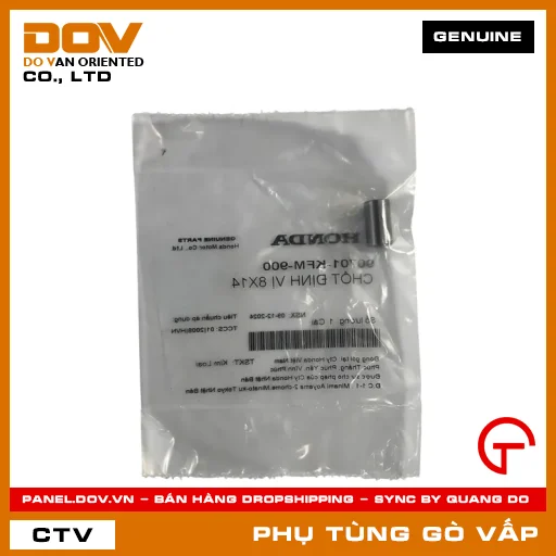 CHỐT ĐỊNH VỊ 8X14 MÃ PHỤ TÙNG 90701KFM900 — 90701KFM900