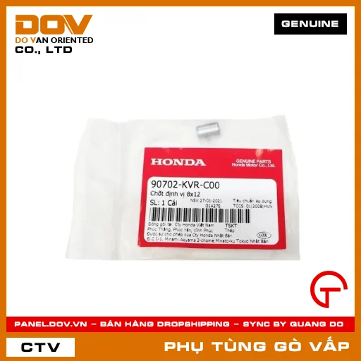 CHỐT ĐỊNH VỊ 8X12 MÃ PHỤ TÙNG 90702KVRC00 — 90702KVRC00